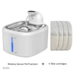 Fontaine à eau élégante pour chats, facile à utiliser