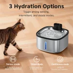 Distributeur d'eau pour félin, design élégant et pratique