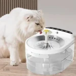 Fontaine à eau pour chat sans fil 3L en inox