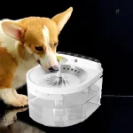Fontaine inox 3L pour hydratation des chats