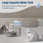 Source d'eau pour chat, silencieuse et efficace