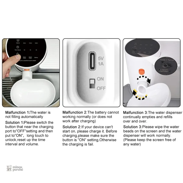 Source d'eau pratique pour