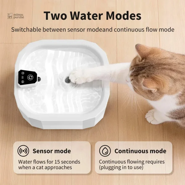 Système sans fil de distribution d'eau pour félins