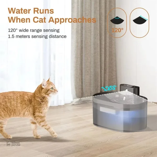 Source Luna : fontaine d'eau pour chats pratique