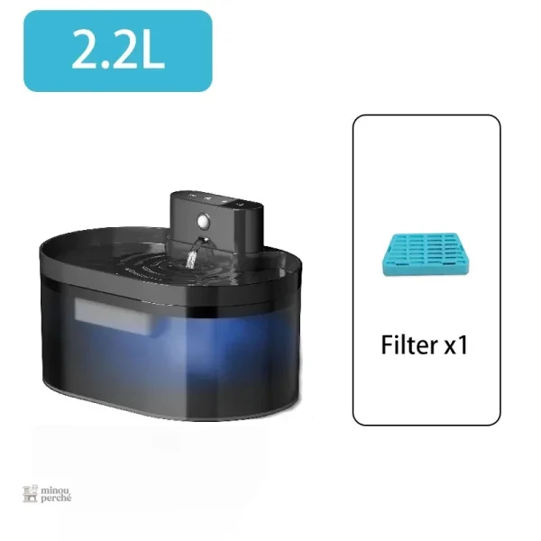 Distributeur d'eau pour animaux avec capteur intelligent