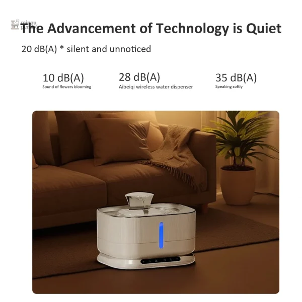 Accessoire pour chat : fontaine à eau design moderne