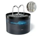 Nuit Bleue : fontaine à eau pour chats de 2,1L