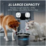 Distributeur d'eau pour chat avec effet robinet