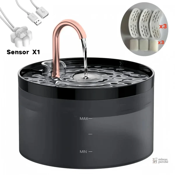 Fontaine à eau innovante pour votre chat