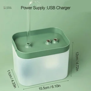 Distributeur d'eau pour félin avec filtration continue