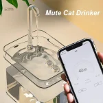 Fontaine à boire pour chats, modèle Cristal