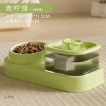Design compact de la fontaine Miaou pour animaux