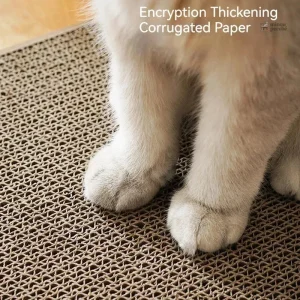 Mur à griffer pour chat avec éléments ludiques