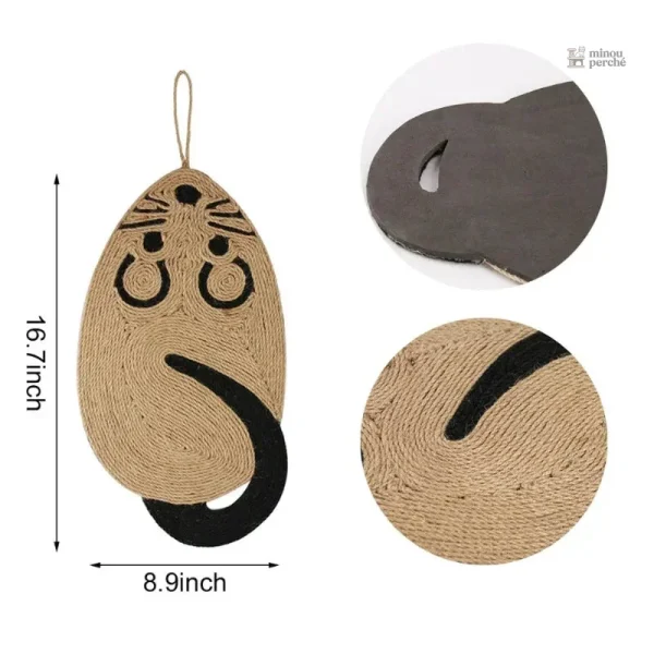 Griffoir pratique, idéal pour les chats joueurs