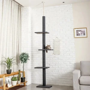 Arbre à chat ajustable SkyTower pour Maine Coon