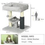 Arbre à chat avec tunnel pour le jeu et l'escalade