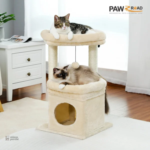 Condo confortable pour chats dans l'arbre CosyNiche