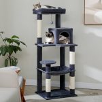 Arbre à chat élégant avec plusieurs niveaux pour chat
