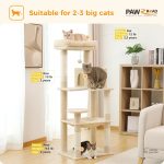 Design contemporain de l'arbre à chat MajesticTower