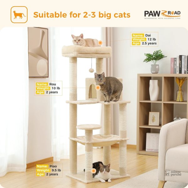 Design contemporain de l'arbre à chat MajesticTower