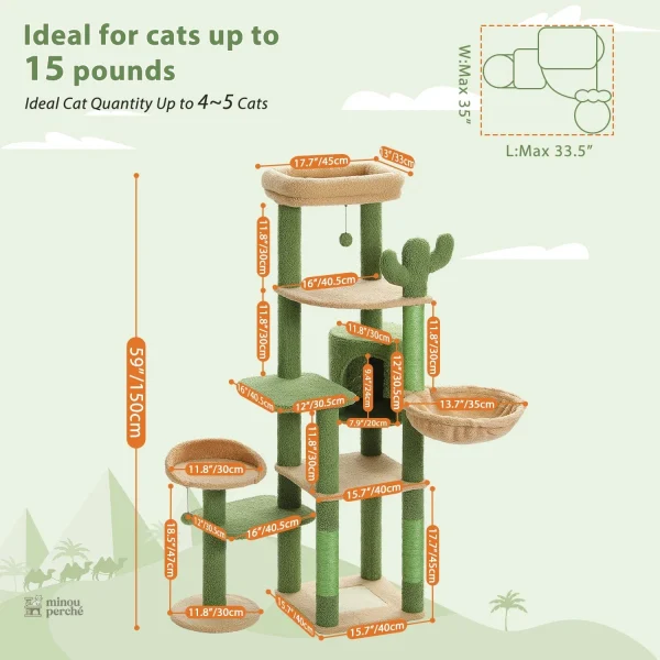 CactusPalace, l'arbre à chat idéal pour les félins