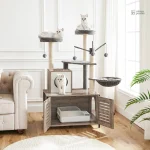 Meuble à litière pour chats - Design fonctionnel