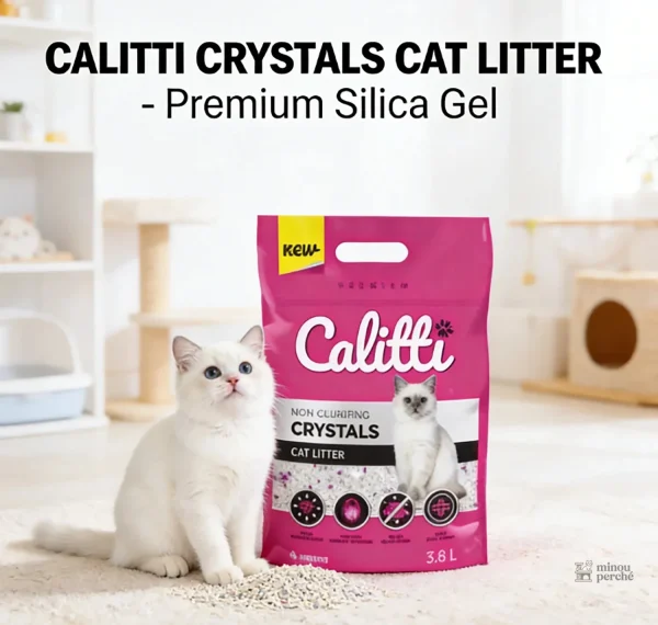 Litière Cristaux de Silice - CrystalClean 3.8L pour chats