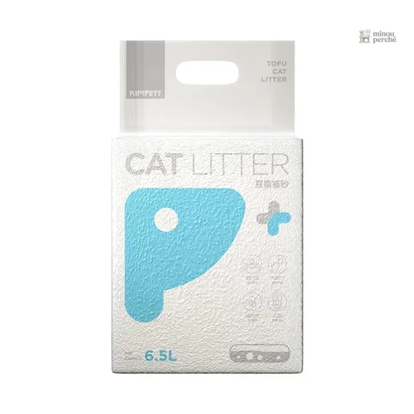 Litière pour chat à base de tofu