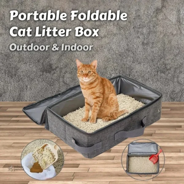 Litière chat portable pliable Baluchat modèle Voyage Zen