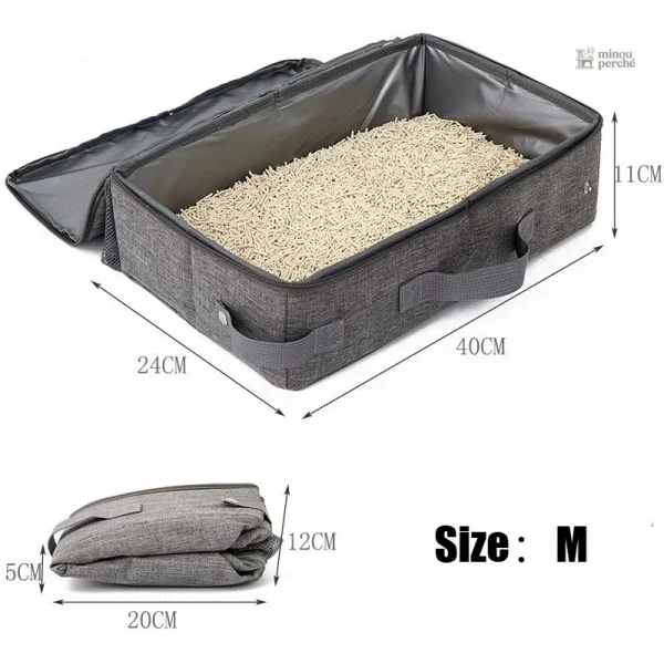 Litière pliable Voyage Zen, confort pour votre félin