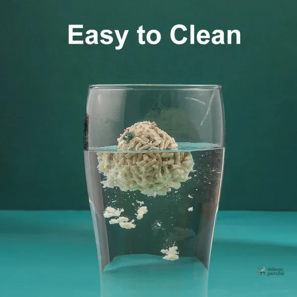 Litière pour chat de 6L, absorption efficace et naturelle