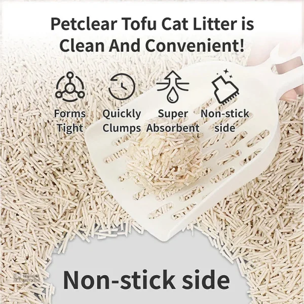 Litière écologique au tofu, parfaite pour les chats