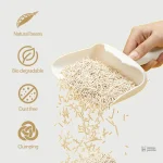 Litière pour chat à base de tofu 7L