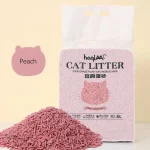 Litière Tofu Parfum Pêche 6L