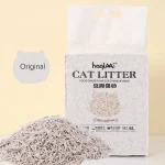 Litière Tofu 6L, douce et parfumée pour chats