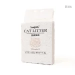 Litière chat parfumée au tofu et à la pêche