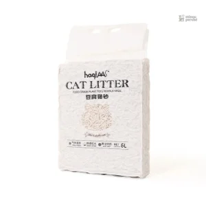 Litière chat parfumée au tofu et à la pêche