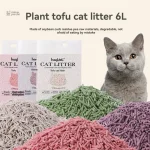 Litière parfumée pour chat SoftTofu 6L