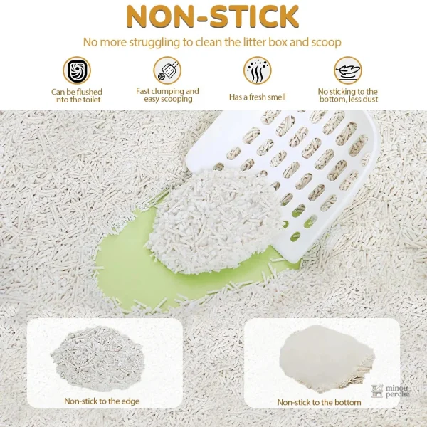 Litière pour chat en tofu, duo pack pour plus de praticité