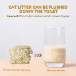DuoPack de litière tofu, idéal pour chats sensibles
