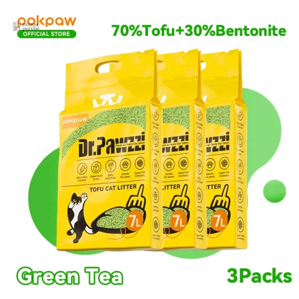Litière végétale tofu biodégradable TofuPure - vue 3