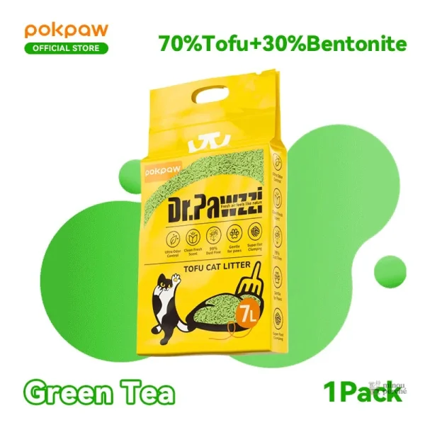 Litière végétale tofu biodégradable TofuPure - vue 4