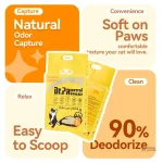 Litière sans poussière pour chats TofuPure
