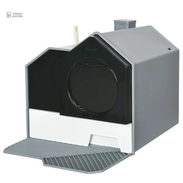 Maison de toilette fermée pour chat HomeClean