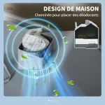 Accessoire pour chat : maison de toilette fermée