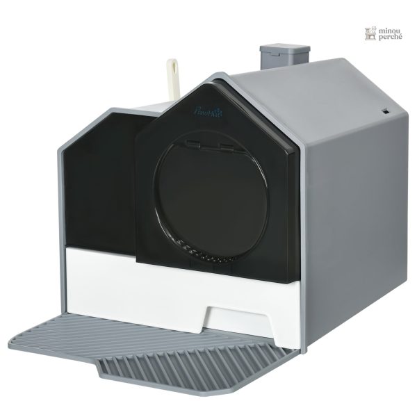 Toilette pour chat avec design moderne et pratique