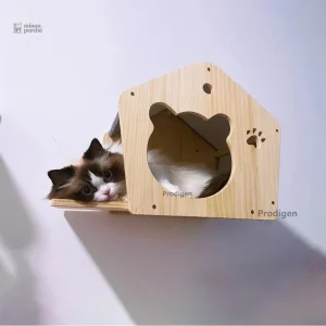 Maison en bois pour chat - MaisonPerchée