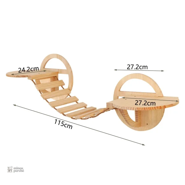 Maison pour chat en bois, un coin douillet et élégant