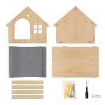 Espace de repos mural en bois pour votre chat