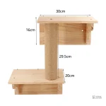Maison en bois pour chat, facile à installer